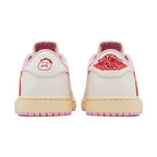 Air Jordan 1 Retro Low OG SP Travis Scott Sail Tropical Pink Rosa