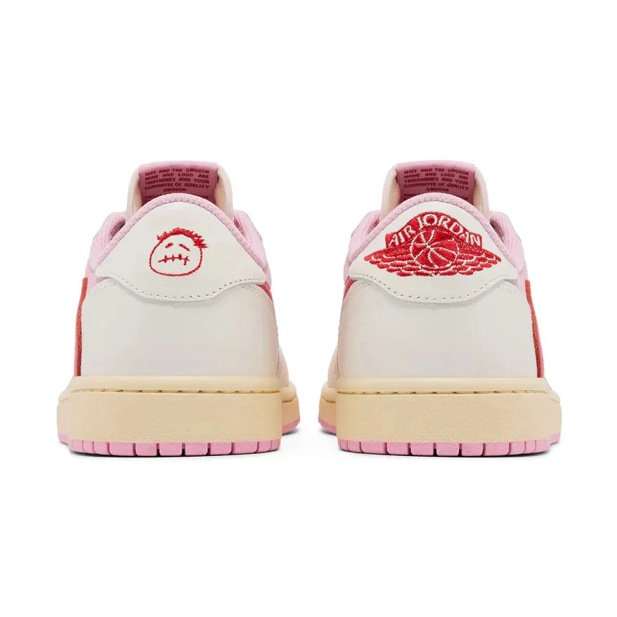 Air Jordan 1 Retro Low OG SP Travis Scott Sail Tropical Pink Rosa