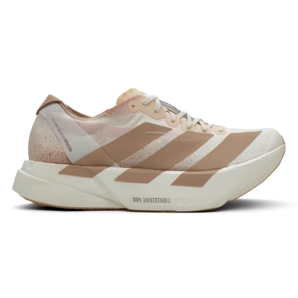 Adidas Adizero Adio Pro 4 Chalk White Warm Sandstone- JR6359