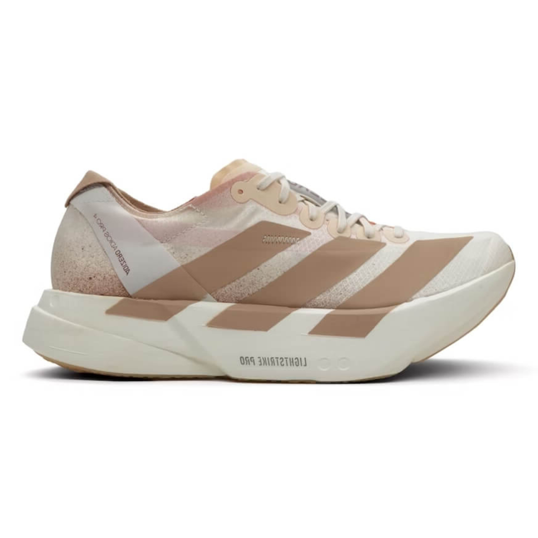 Adidas Adizero Adio Pro 4 Chalk White Warm Sandstone- JR6359