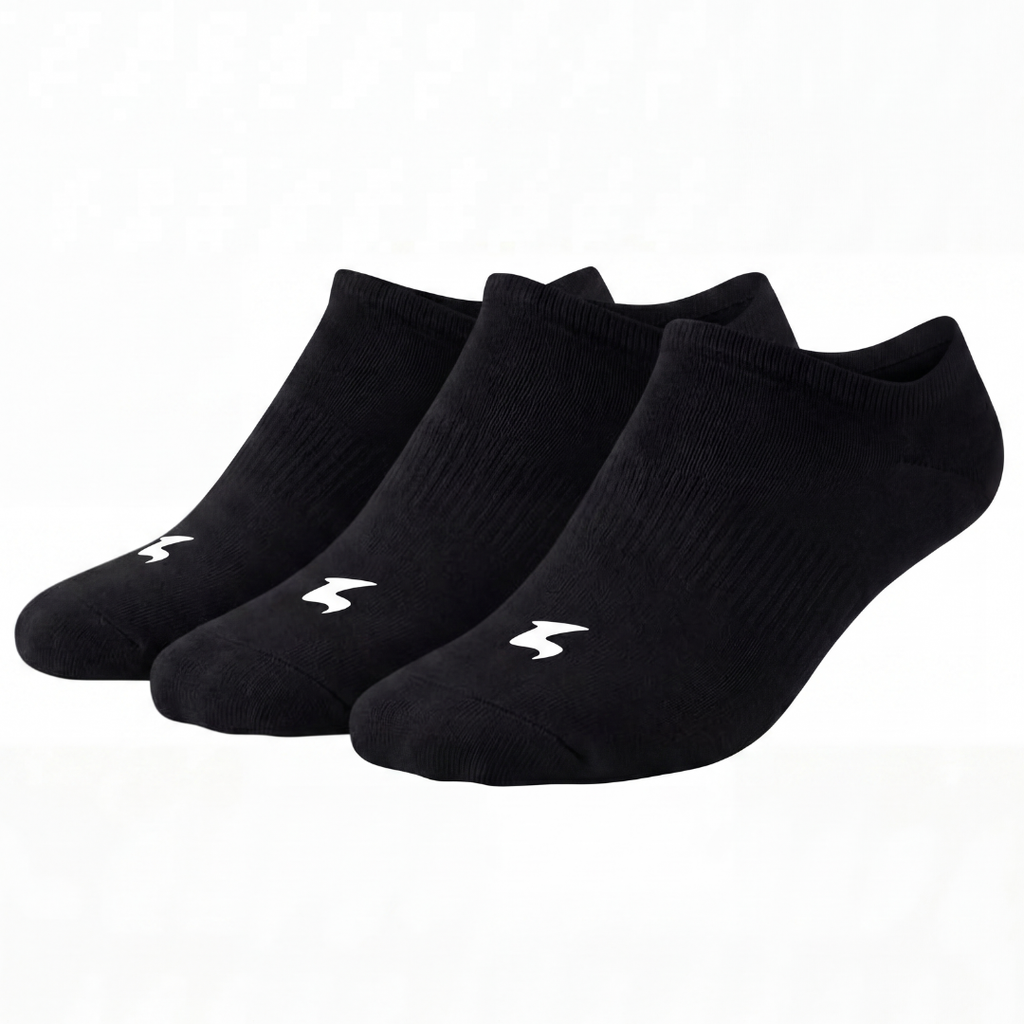 Kit 3 Pares de Meias Invisíveis UN1K Premium Preta
