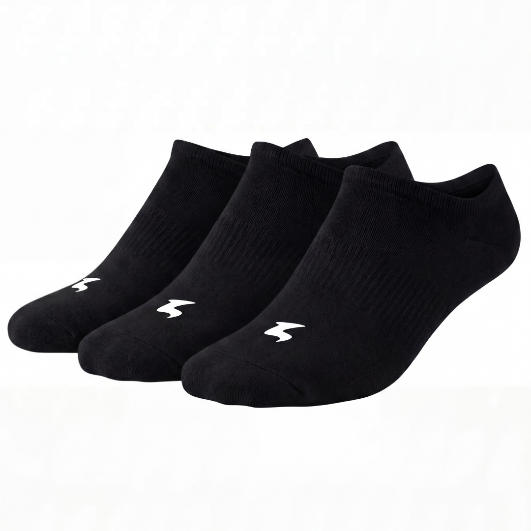 Kit 3 Pares de Meias Invisíveis UN1K Premium Preta