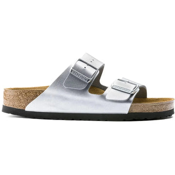 Birkenstock Arizona Silver Birko-Flor