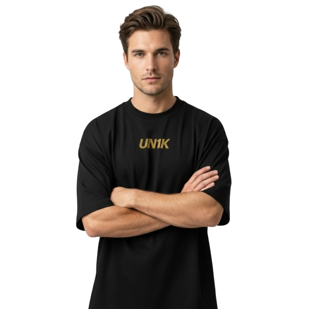 Camiseta Un1k Black Gold Tee