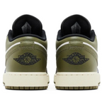 Air Jordan 1 Low 'Black Toe Medium Olive’