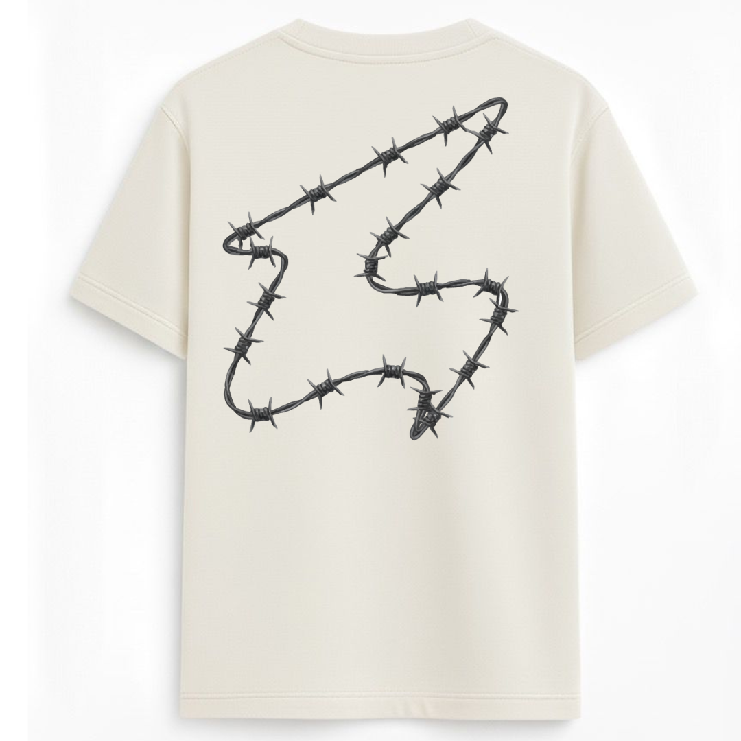 Camiseta Un1k Off White “Barbed Wire”