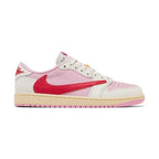 Air Jordan 1 Retro Low OG SP Travis Scott Sail Tropical Pink Rosa