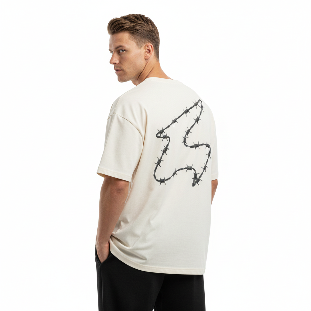 Camiseta Un1k Off White “Barbed Wire”
