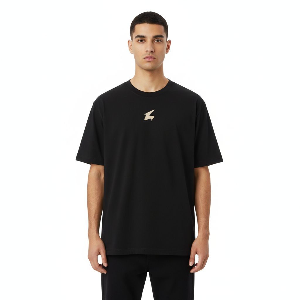 Camiseta Preta UN1K “Skyline Verse”