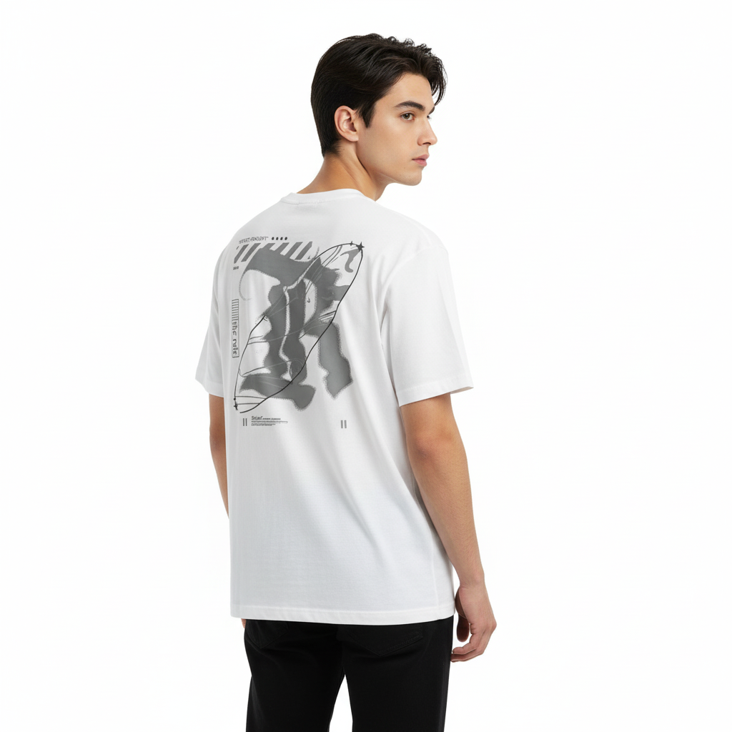 Camiseta Un1k Off White “Molten Metal”