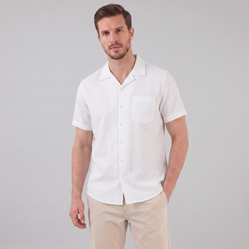 Men's Camp Collar Short-Sleeve Shirt