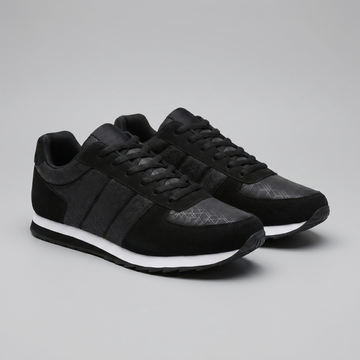 Men's Patterned Low-Top Sneakers