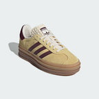 Adidas Gazelle Bold Almost Yellow Maroon (Pronta entrega)