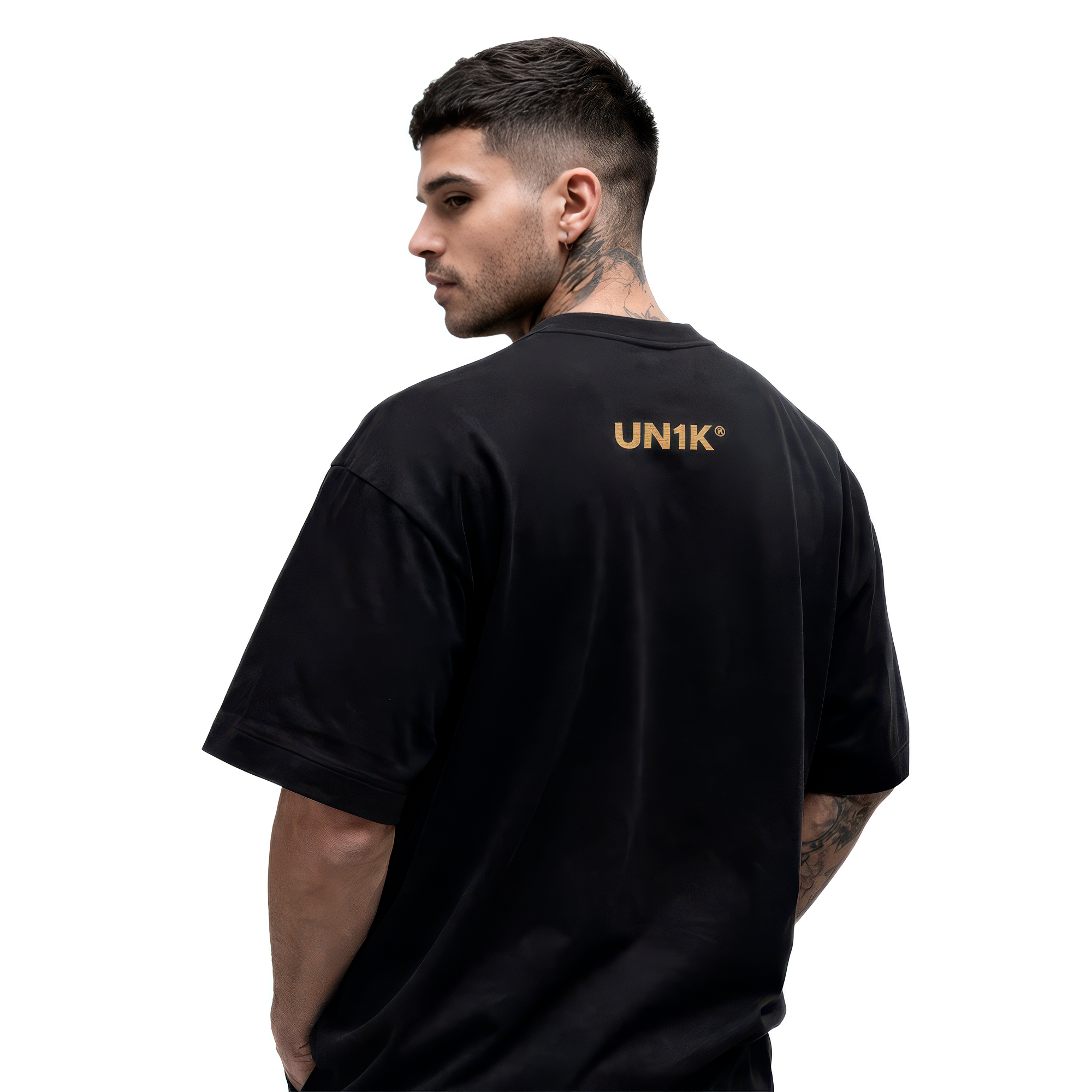 Camiseta Un1k Oversized Vintage Gold