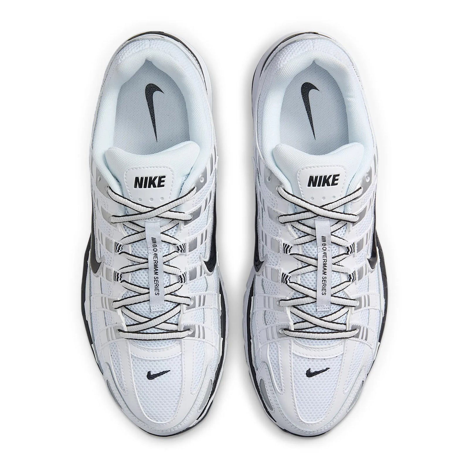 Nike P-6000 'White Black Metallic Silver'