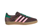 Adidas Gazelle Indoor Dark Brown Glow Pink Court Green