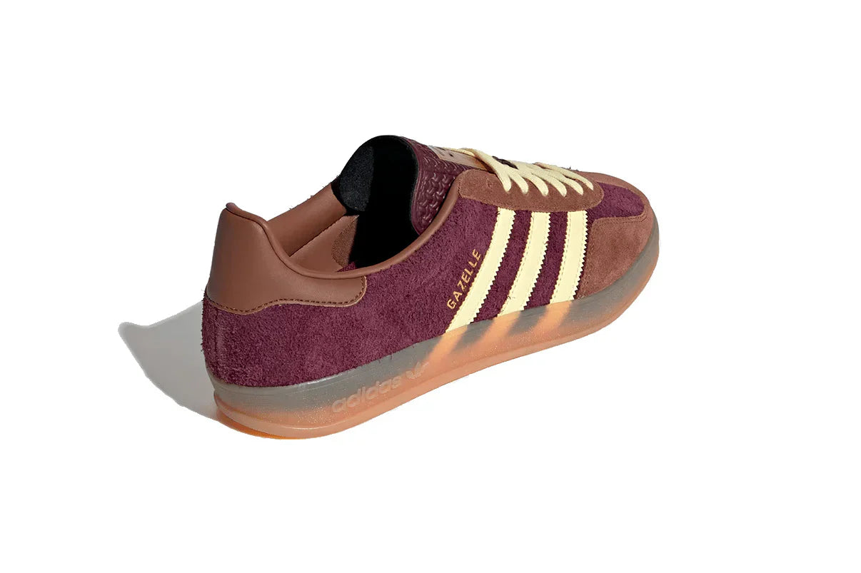 Adidas Gazelle Indoor Maroon Almost Yellow Brown