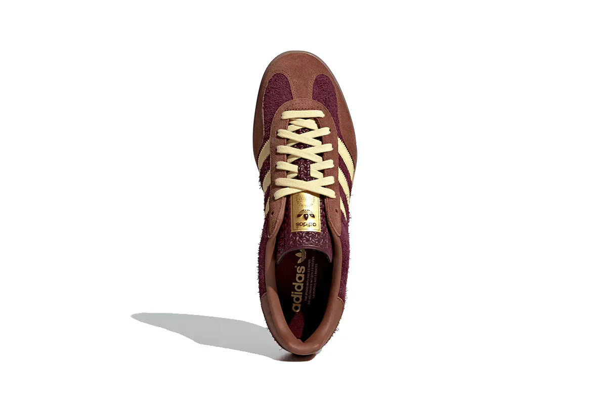 Adidas Gazelle Indoor Maroon Almost Yellow Brown