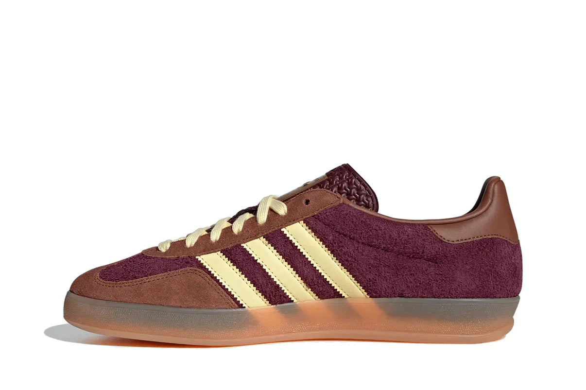 Adidas Gazelle Indoor Maroon Almost Yellow Brown