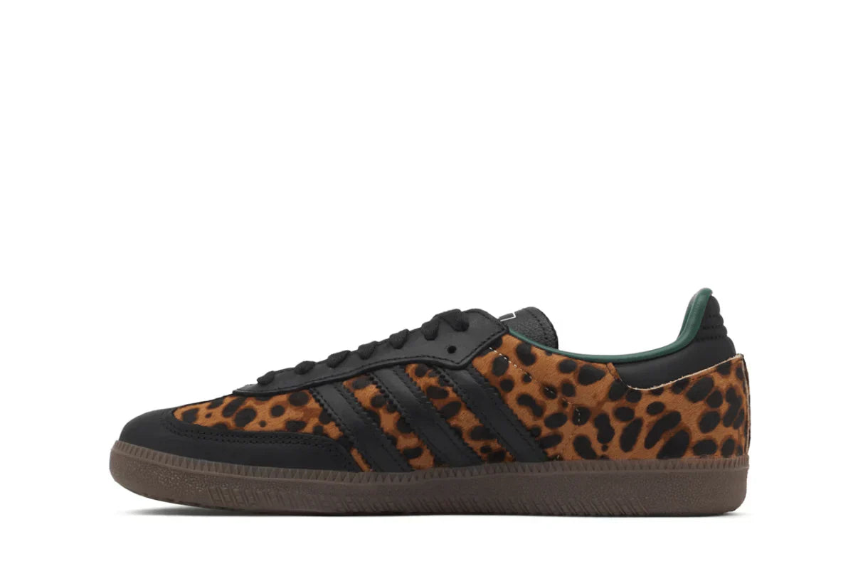 Adidas Samba Og Collegiate Green Leopard Brown