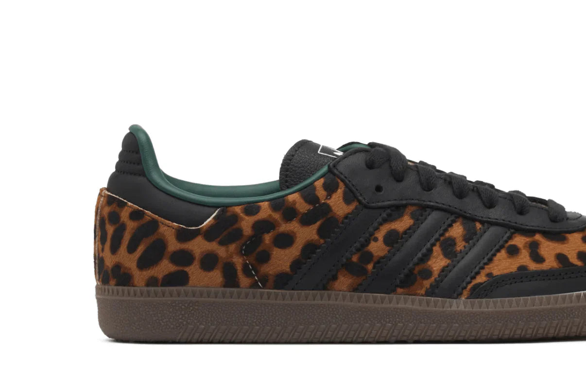 Adidas Samba Og Collegiate Green Leopard Brown