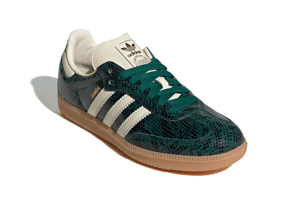 Adidas Samba OG Snakeskin Collegiate Green
