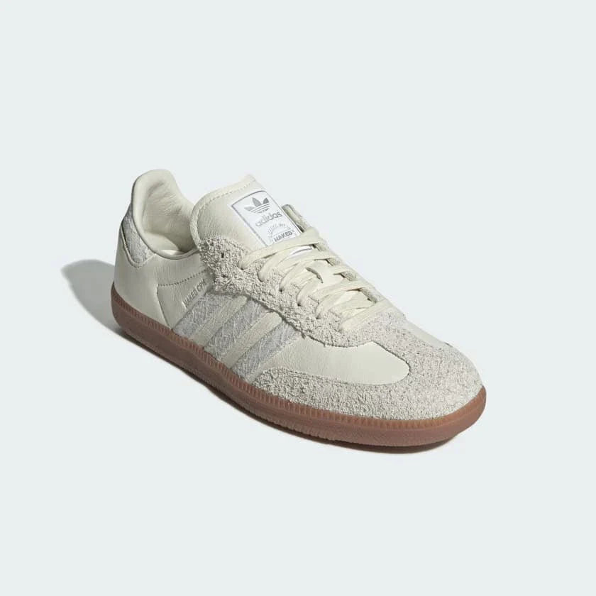 Adidas Samba Og x Naked Consortium Off White Crystal White