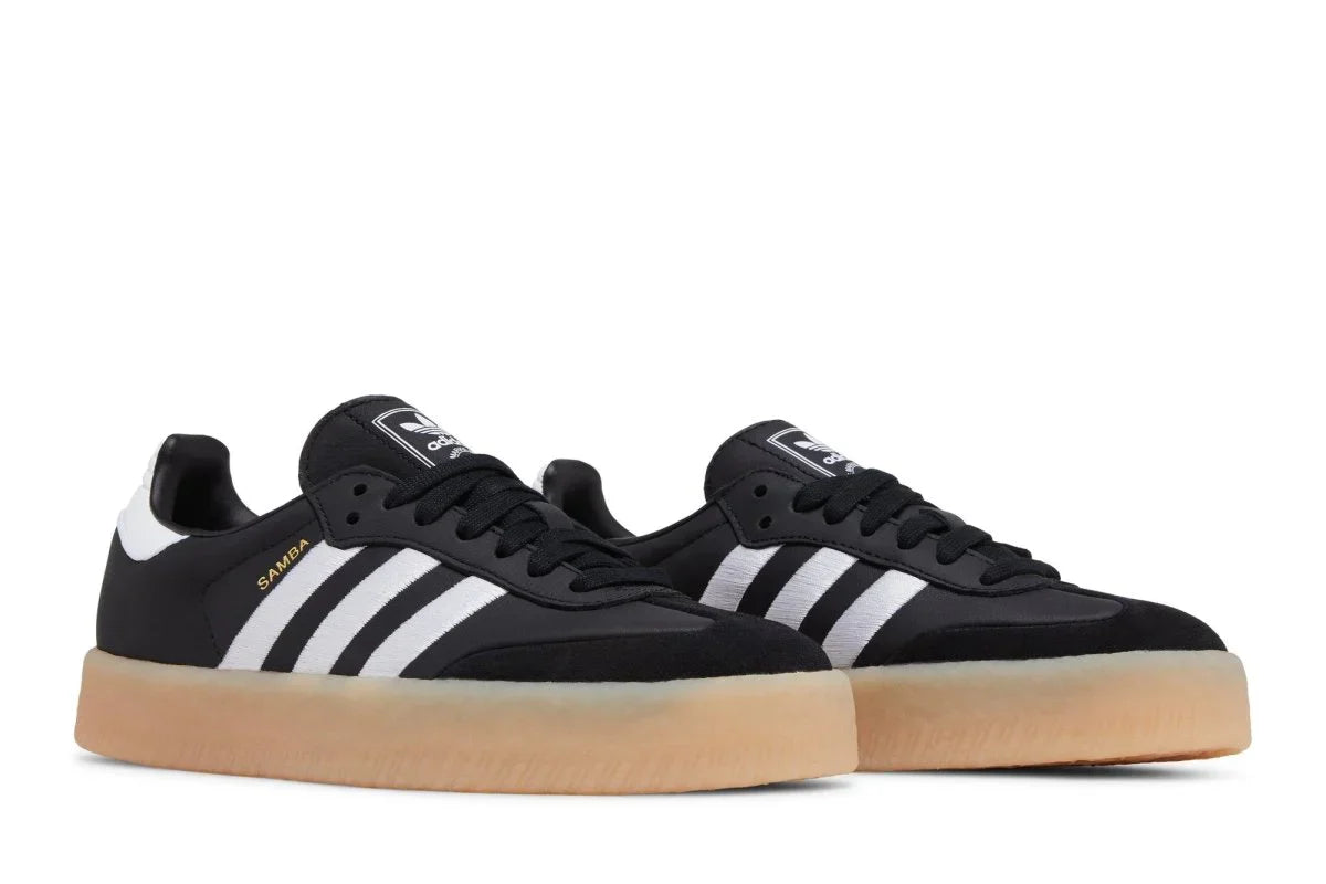 Adidas Sambae Black White Gum Black