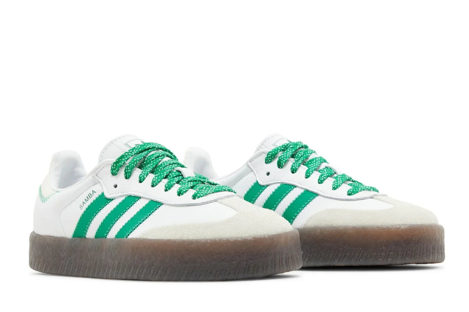 Adidas Sambae White Green Gum White