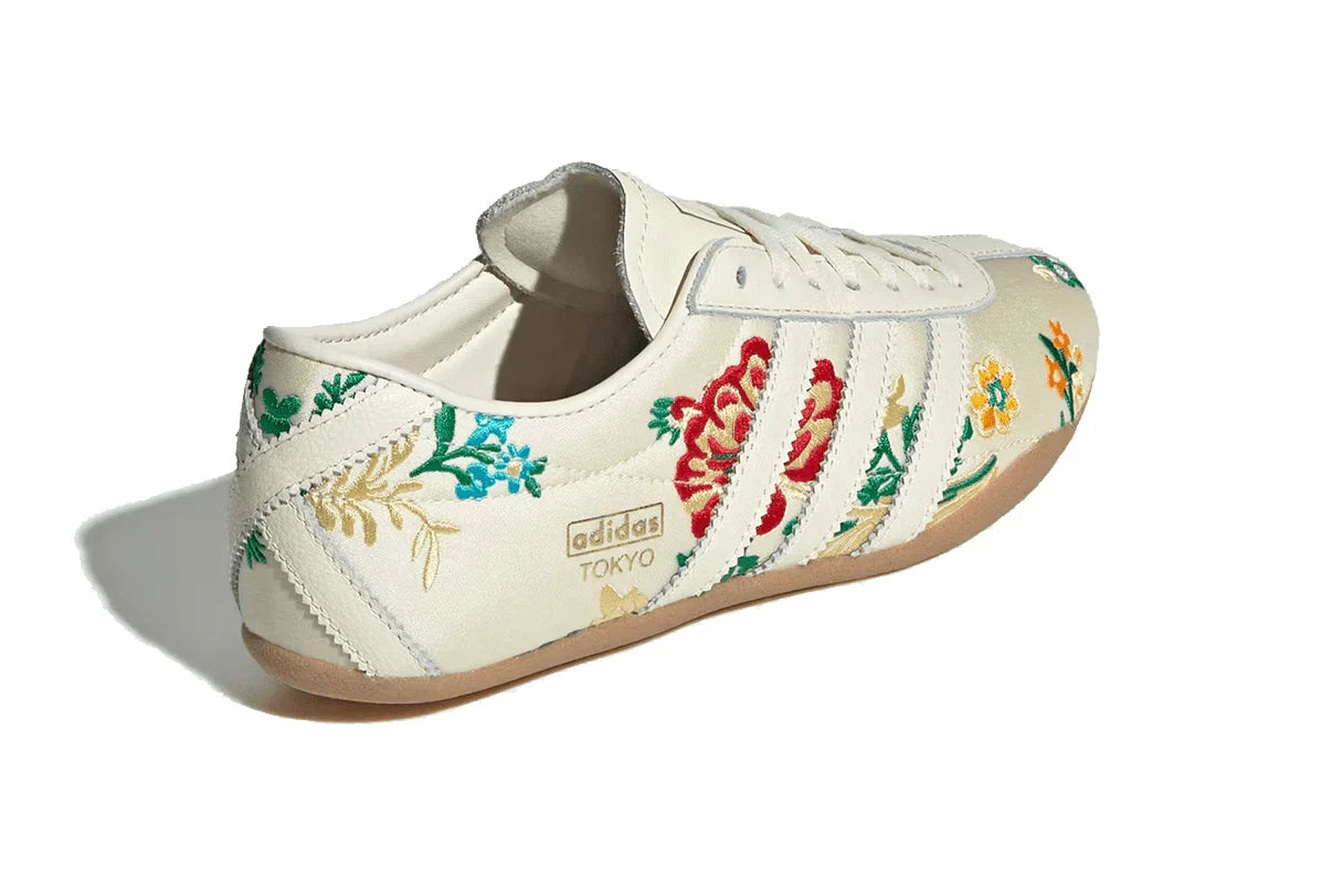 Adidas Tokyo Crew White Floral Embroidery White