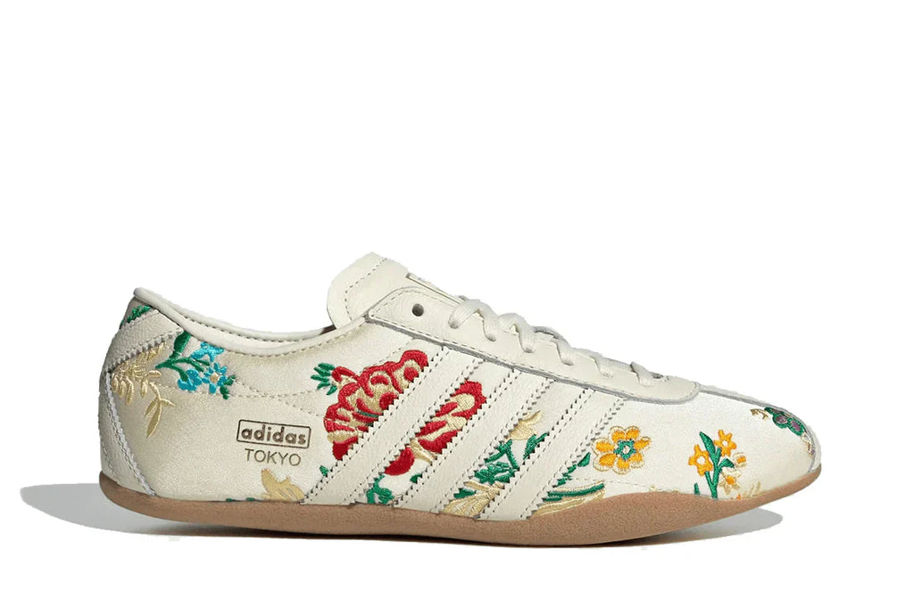 Adidas Tokyo Crew White Floral Embroidery White