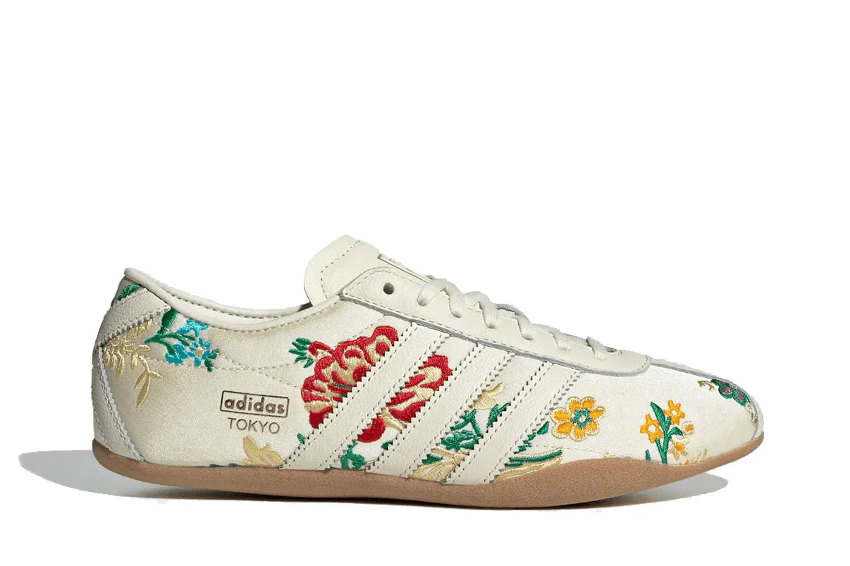Adidas Tokyo Crew White Floral Embroidery White