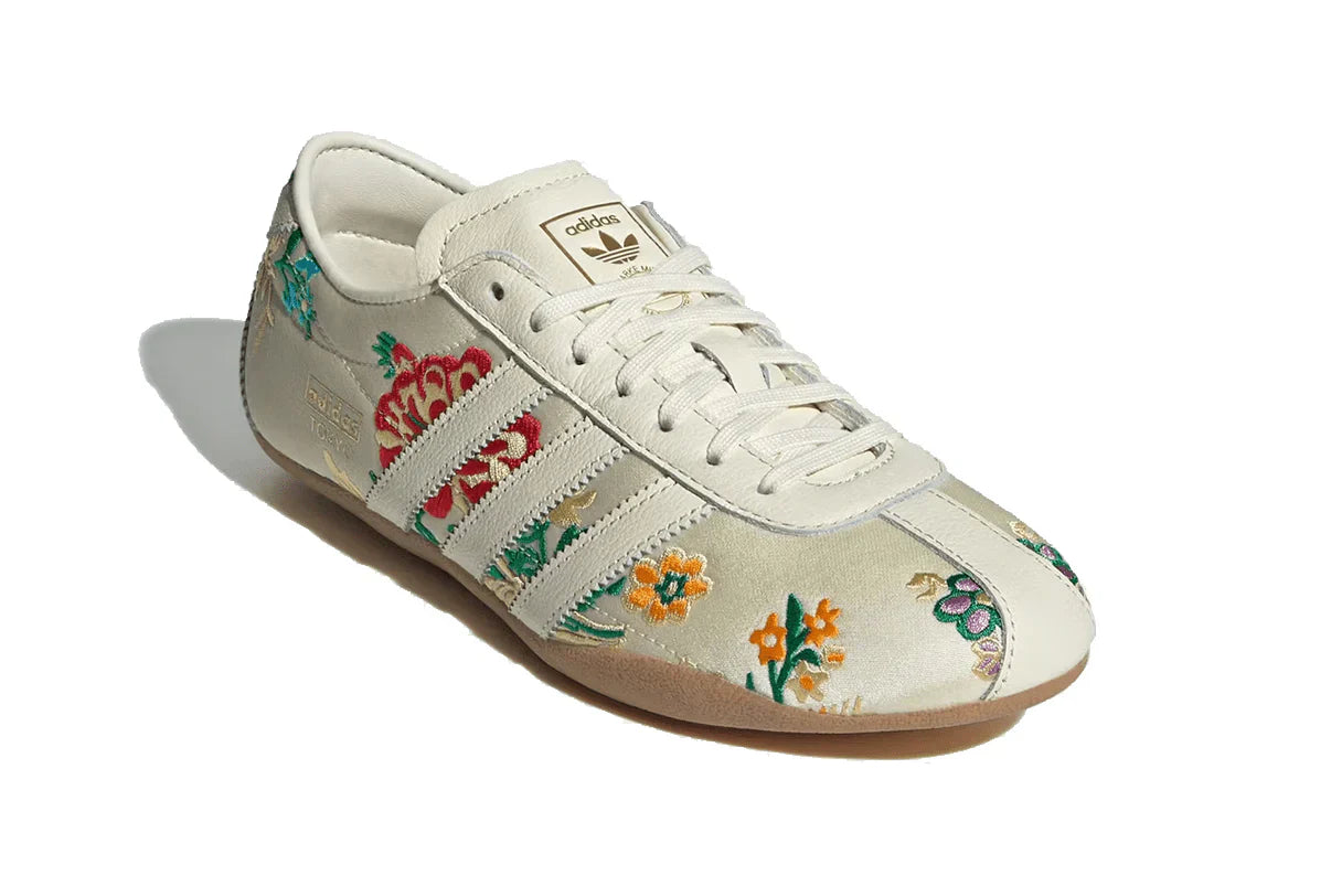 Adidas Tokyo Crew White Floral Embroidery White