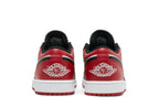 Air Jordan 1 Low Bred Toe Vermelho