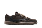 Air Jordan 1 Low Og Sp x Travis Scott Velvet Brown Marrom