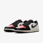 Air Jordan 1 Low x Paris Saint Germain Sail and Off Noir Preto