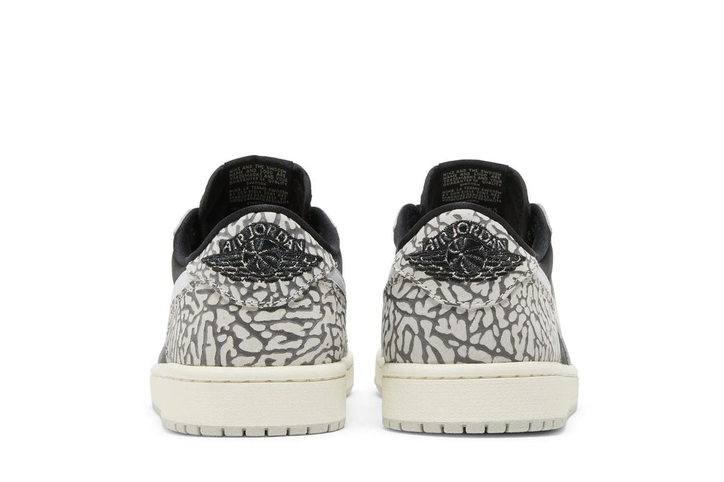 Air Jordan 1 Retro Low OG 'Black Cement' Preto