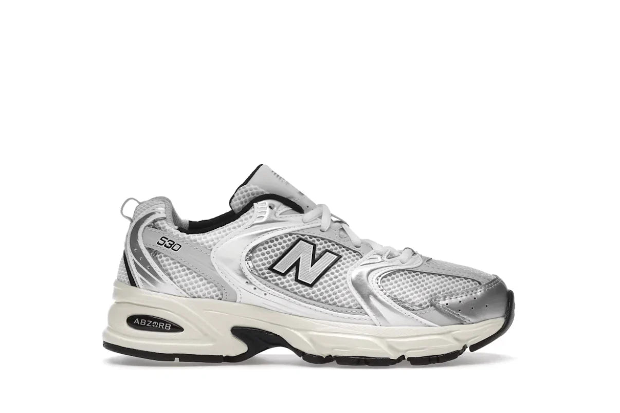 New Balance 530 Silver Cream Prateado