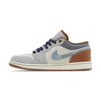 Air Jordan 1 Low SE Repaired Denim Swoosh Azul