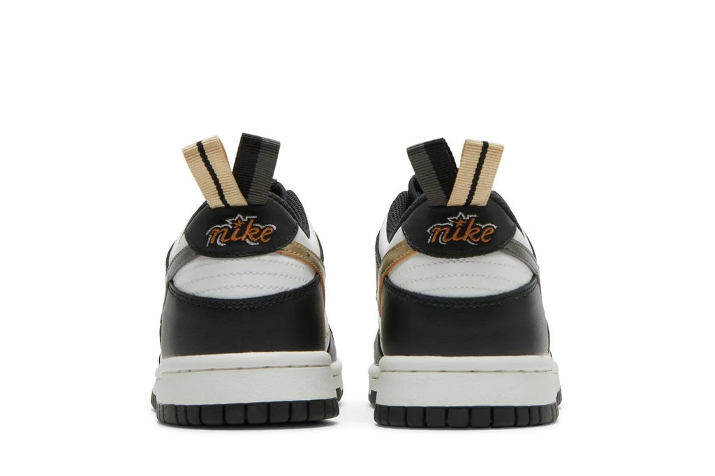 Nike Dunk Low GS Black/White Metallic Preto