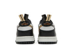 Nike Dunk Low GS Black/White Metallic Preto