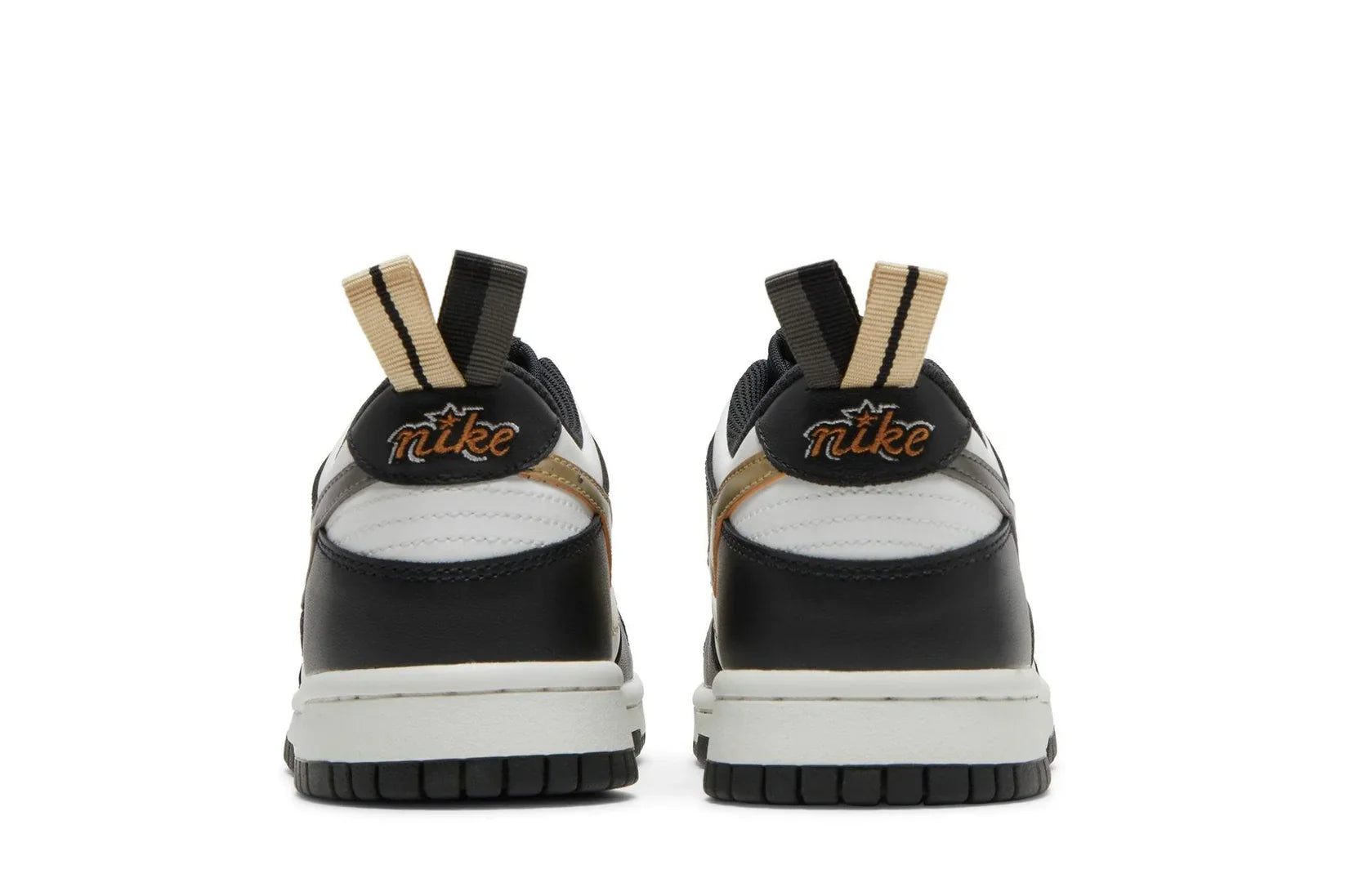 Nike Dunk Low GS Black/White Metallic Preto