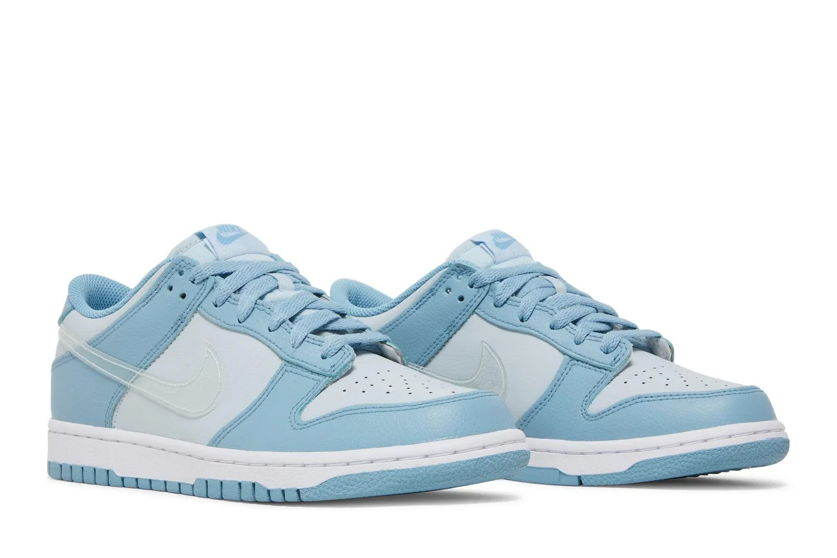 Nike Dunk Low Blue Clear Swoosh Azul