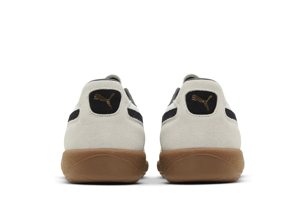 Puma Palermo Leather White Vapor Grey Gum Cinza